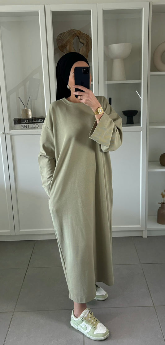 Robe Polo Longue VERT