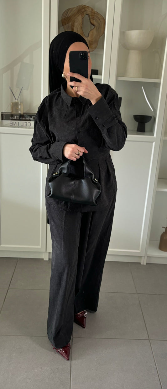 Ensemble NOIR effet daim