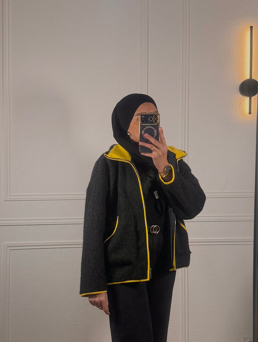 Veste Inspi Zara Noir/Jaune
