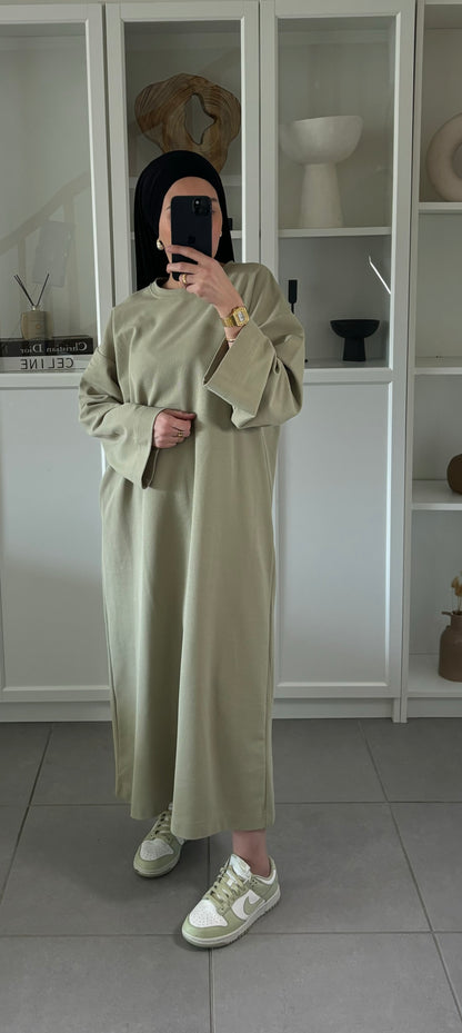 Robe Polo Longue VERT