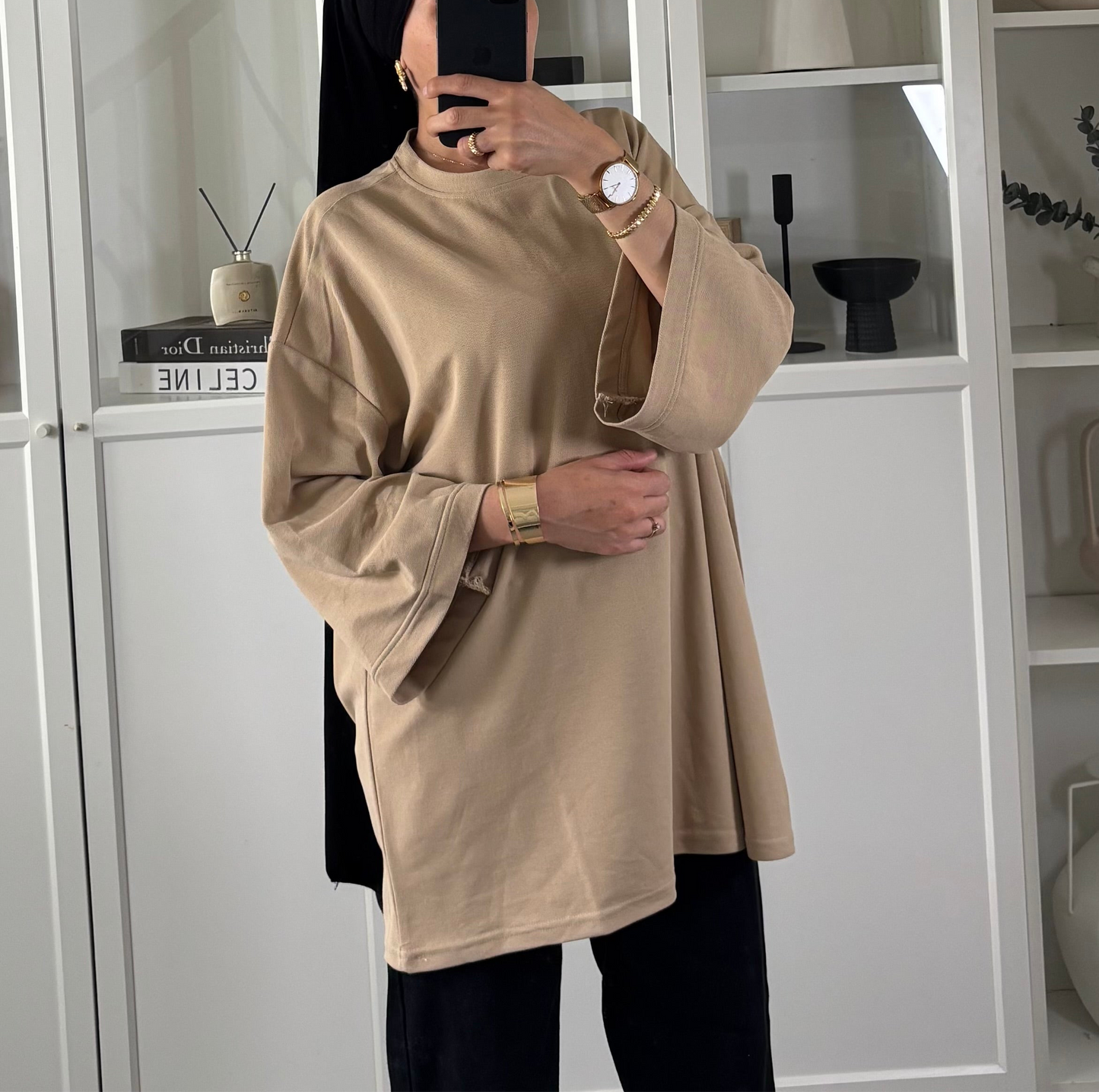 Tee shirt Matière Polo Camel