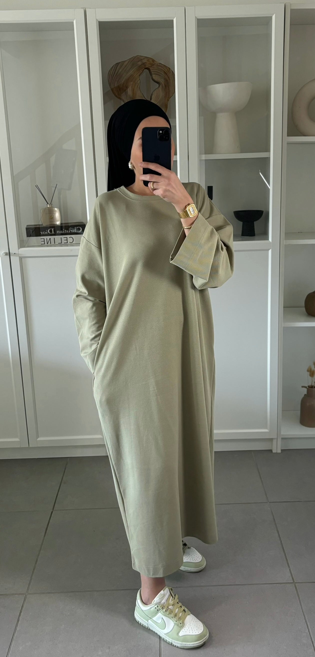 Robe Polo Longue VERT