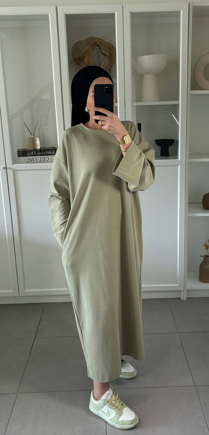 Robe Polo Longue VERT