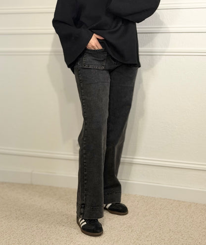 Jean’s Wide Leg Noir
