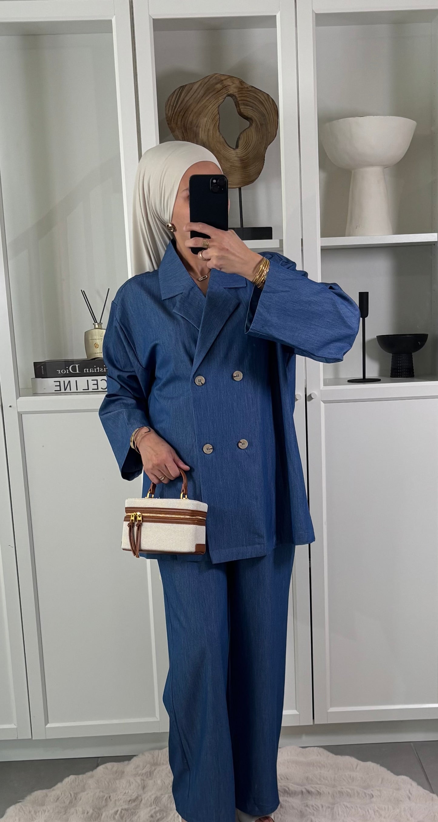 Tailleur Denim BLEU