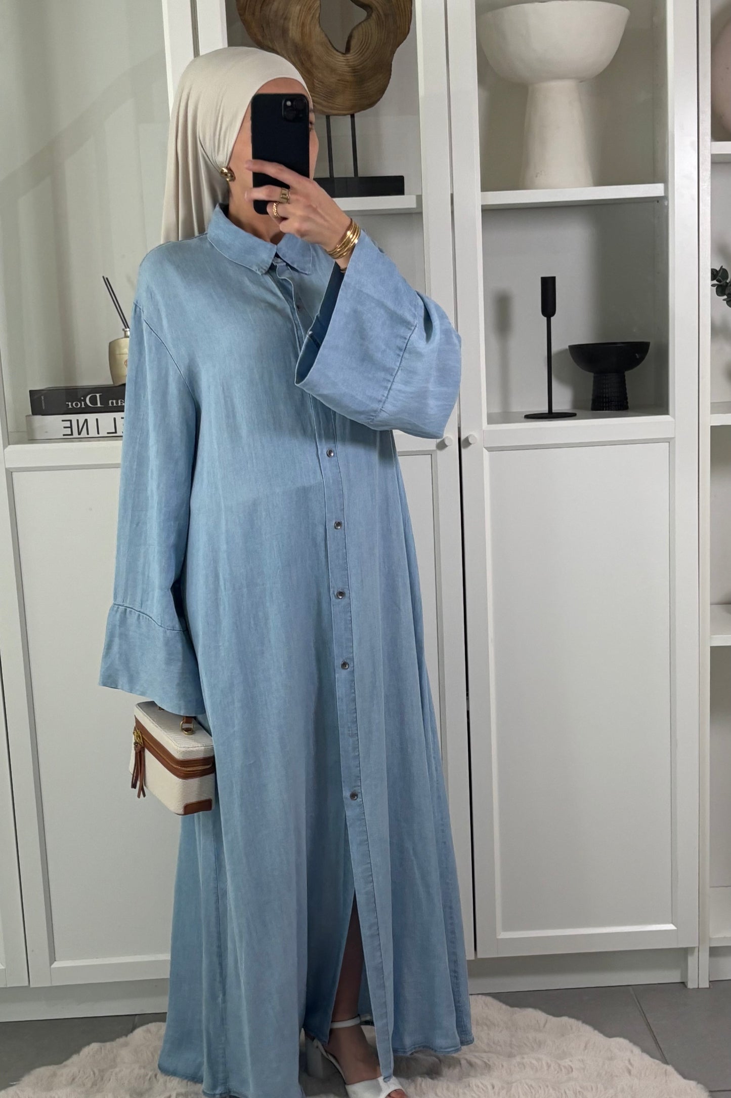 Robe Denim Longue