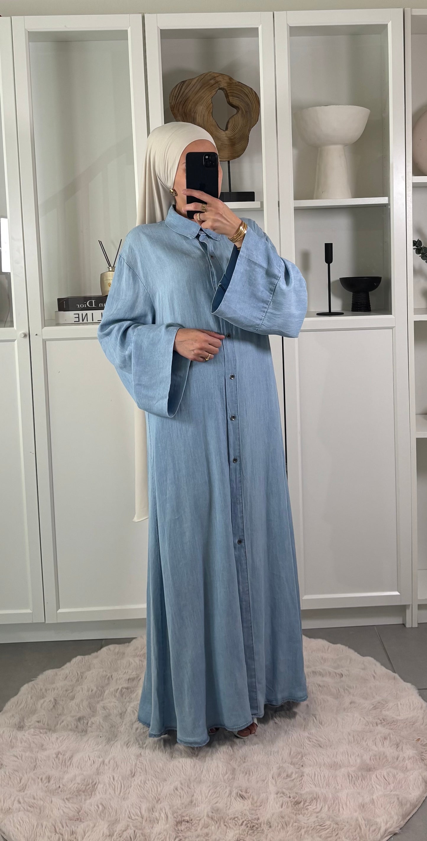 Robe Denim Longue