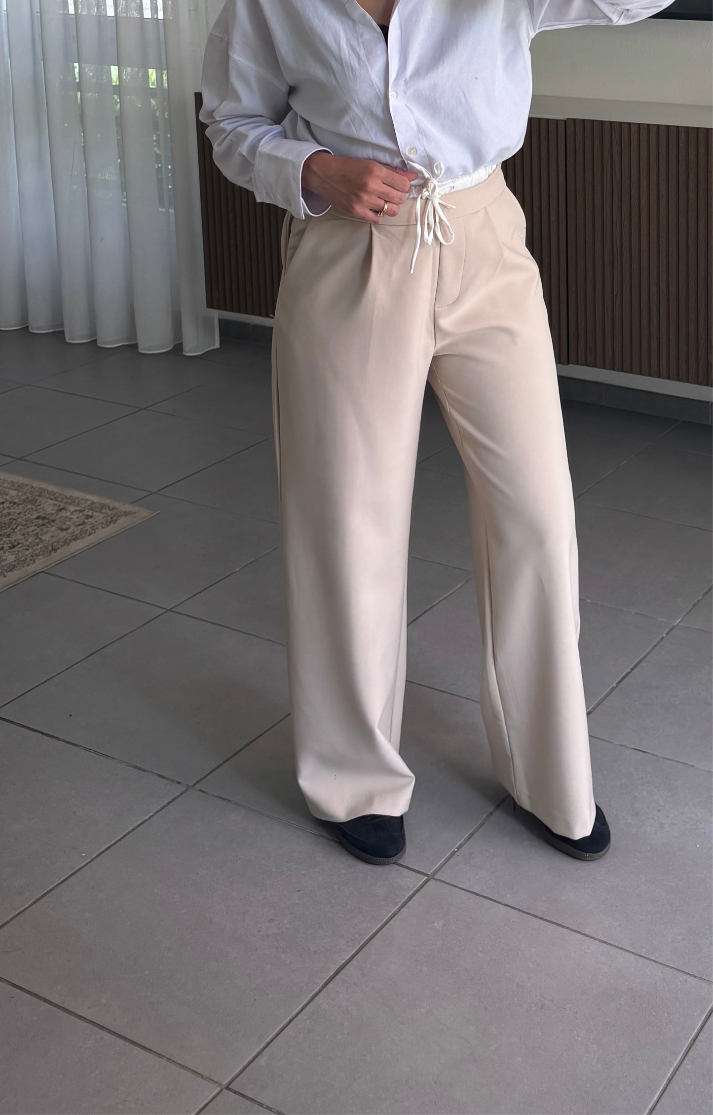 Pantalon Large Relax BEIGE