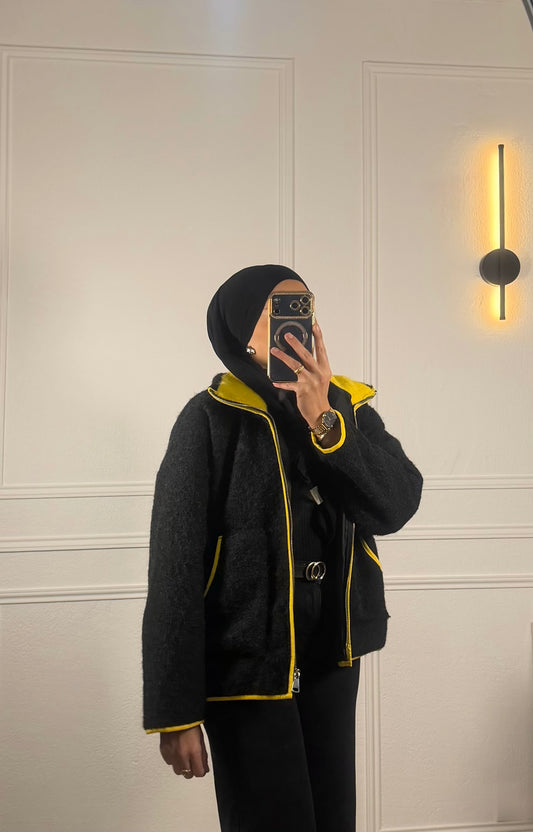 Veste Inspi Zara Noir/Jaune