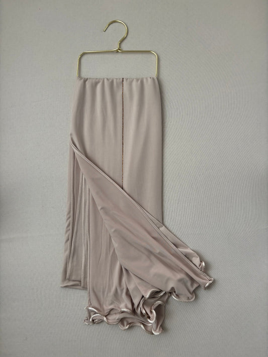 SEDEF Jersey frisé premium Strass Beige