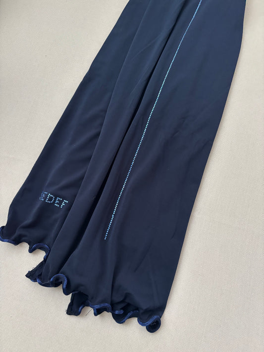 SEDEF Jersey frisé premium Strass Bleu